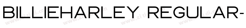 BillieHarley Regular字体转换